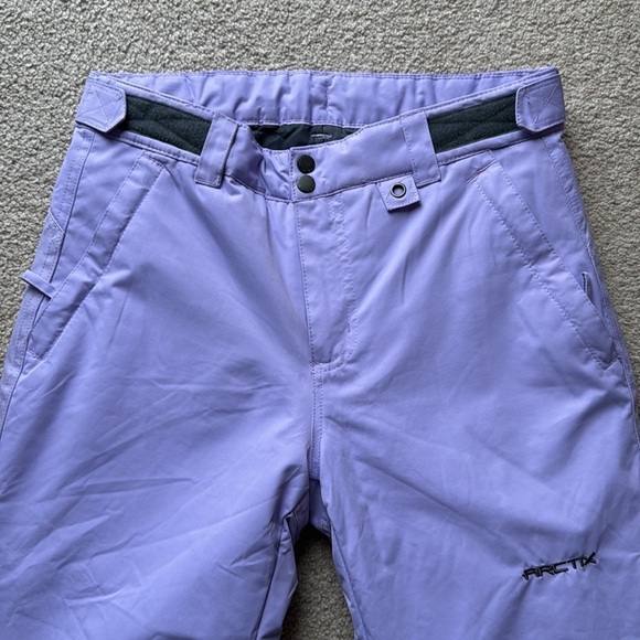 Arctix Kids Reinforced Knee and Seat Purple Wash Snow Pants Youth XL - Picture 2 of 9